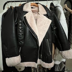 H&M faux leather jacket